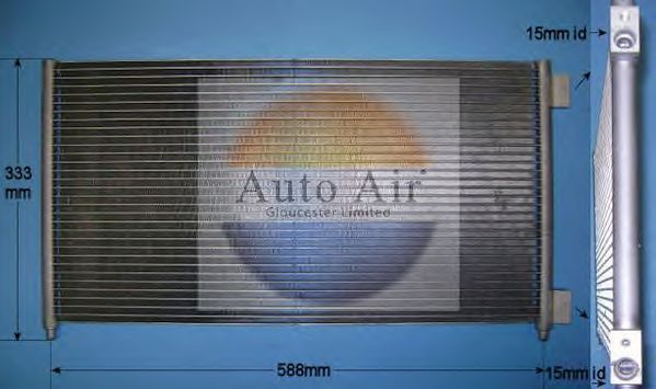 Condensator, airconditioning 16-6197