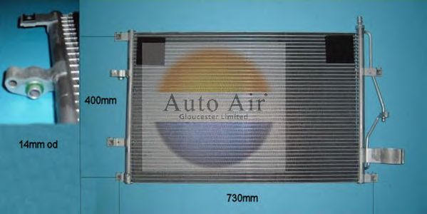Condenser, air conditioning 16-6549
