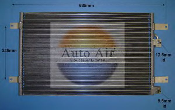 Condensador, ar condicionado 16-8692