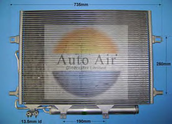 Condensador, aire acondicionado 16-8895