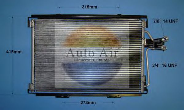 Condensator, airconditioning 16-9551