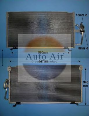 Condensador, aire acondicionado 16-9718