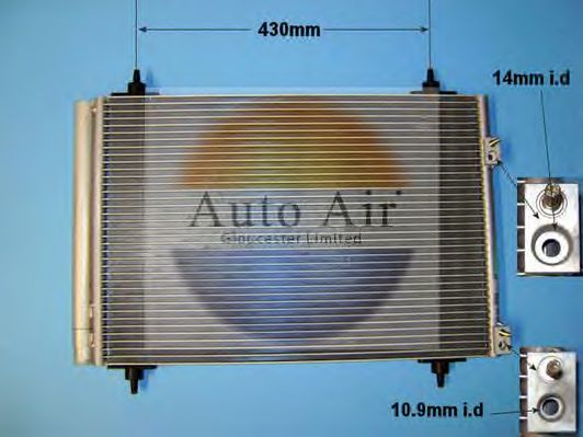 Condensador, ar condicionado 16-9928