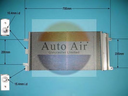 Condensator, airconditioning 16-9794