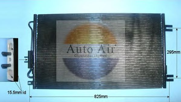 Condenser, air conditioning 16-1999A