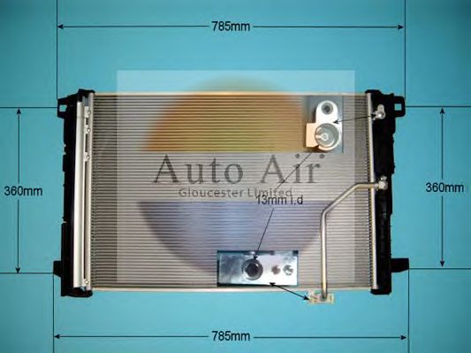 Condensator, airconditioning 16-9937