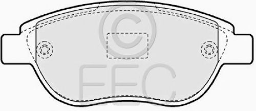 Комплект тормозных колодок, дисковый тормоз BRP1548