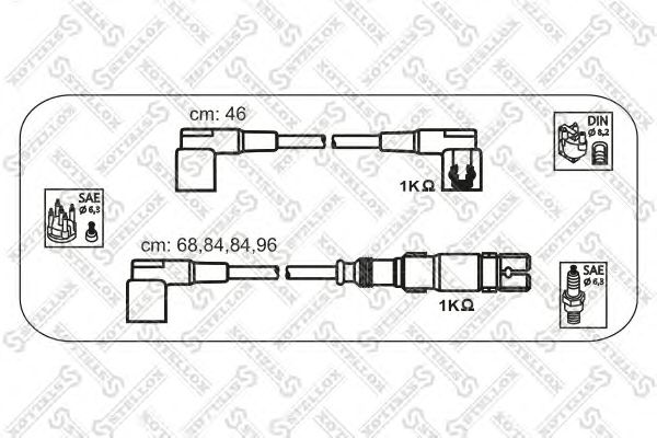 Комплект проводов зажигания 10-38248-SX