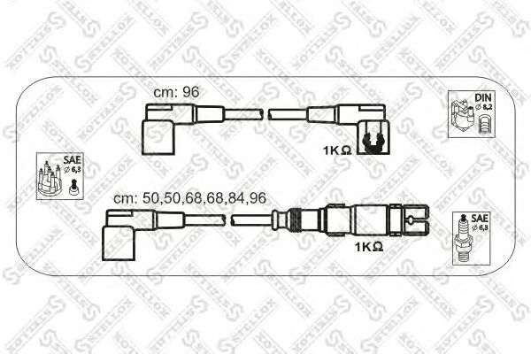 Комплект проводов зажигания 10-38260-SX