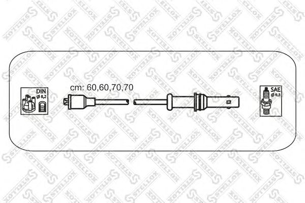 Комплект проводов зажигания 10-38447-SX