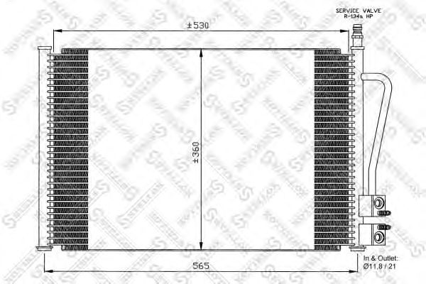 Condenseur, climatisation 10-45020-SX
