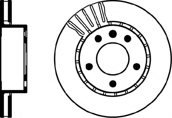 Тормозной диск 8DD 355 101-421