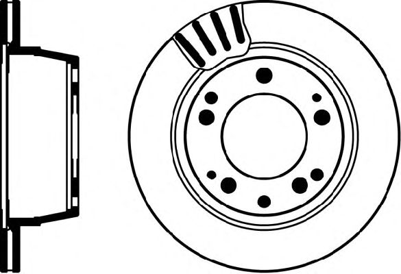 Тормозной диск 8DD 355 102-071