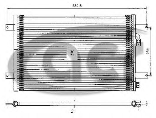 Condensator, airconditioning 300083