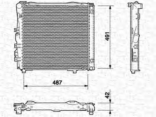 Radiator, engine cooling 350213540000