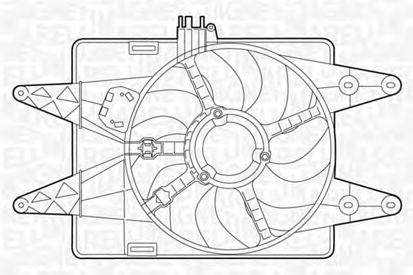 Ventilador, refrigeración del motor 069422025010