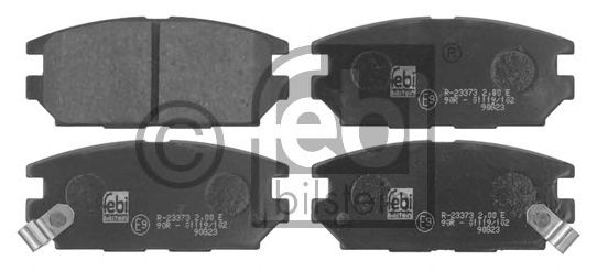 Комплект тормозных колодок, дисковый тормоз 16756