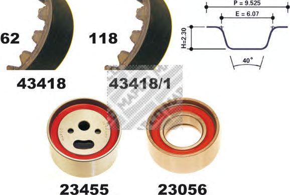 Timing Belt Kit 23418