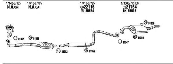 Exhaust System DH55001