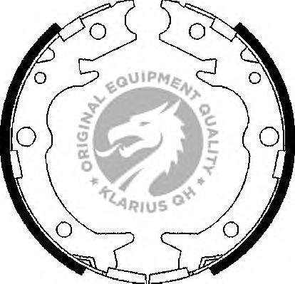 Комплект тормозных колодок, стояночная тормозная система BS1095