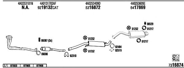 Exhaust System AD62188A