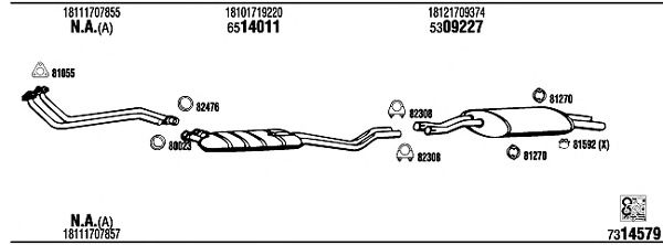 Exhaust System BW32511A