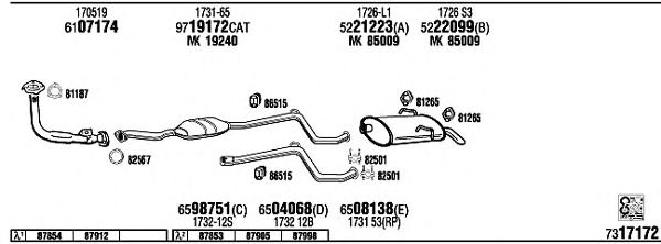Exhaust System CI21013