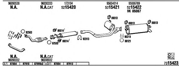 Exhaust System CI78005