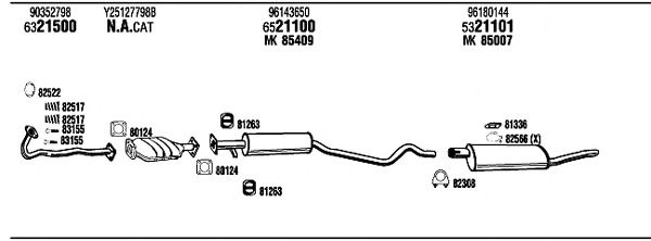 Exhaust System DW12003