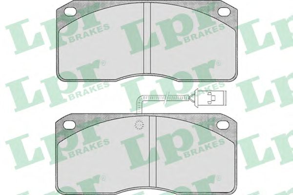 Brake Pad Set, disc brake 05P500