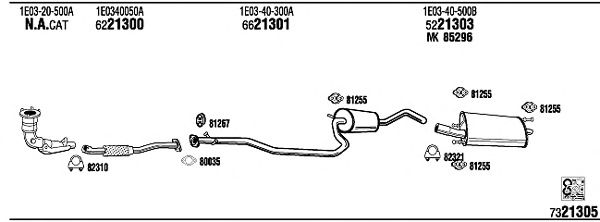 Exhaust System MA12111B