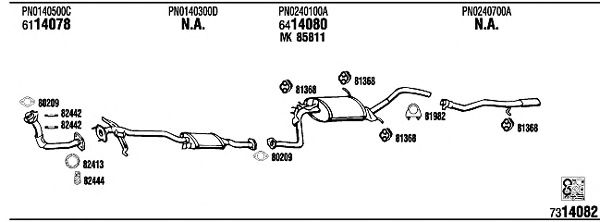 Exhaust System MA40019