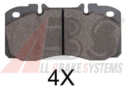 Brake Pad Set, disc brake 37743 OE
