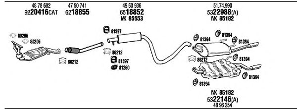 Exhaust System SAT09379