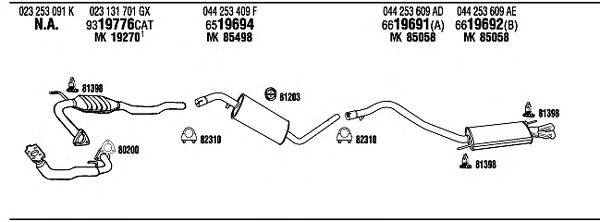 Exhaust System VW72295