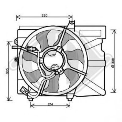 Ventilator, motorkøling 6805201