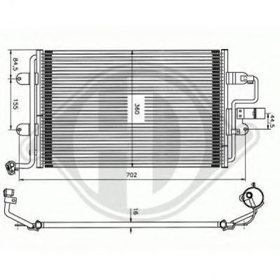 Condensator, airconditioning 8701111