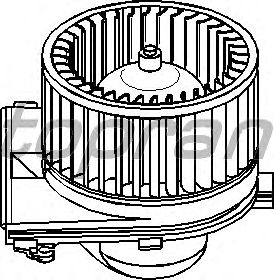 Motor eléctrico, ventilador habitáculo 109 899