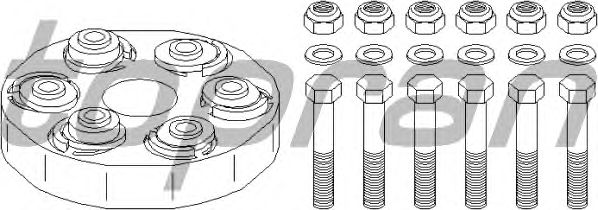 Joint, propshaft 400 615