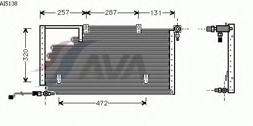 Condensator, airconditioning AI5138