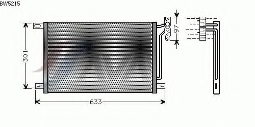 Condensador, ar condicionado BW5215