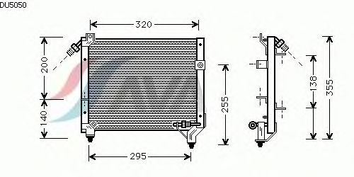 Condensator, airconditioning DU5050