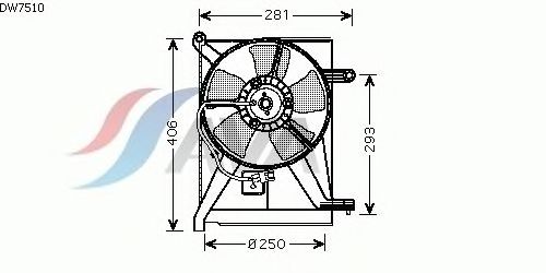 Fan, motor sogutmasi DW7510