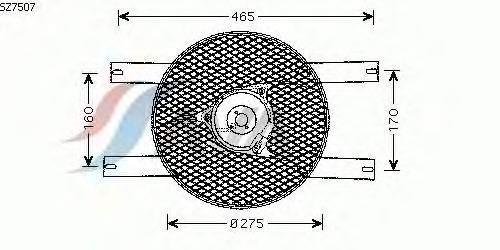 Ventilator, motorkøling SZ7507