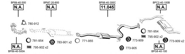Exhaust System MA111690