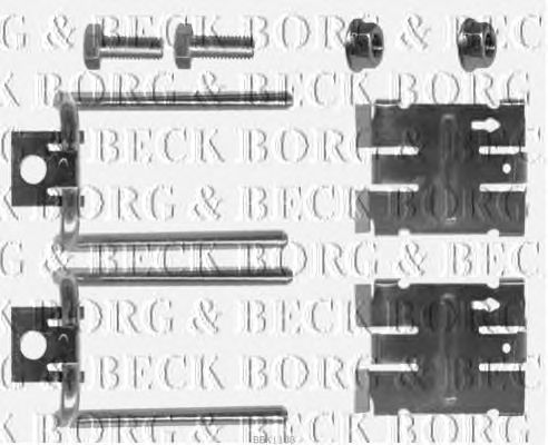 Kit de accesorios, pastillas de frenos BBK1188