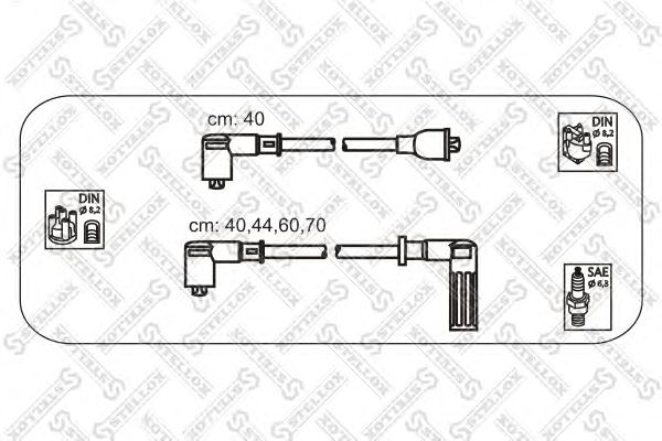 Комплект проводов зажигания 10-38079-SX