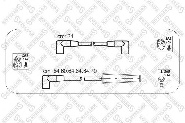 Комплект проводов зажигания 10-38413-SX