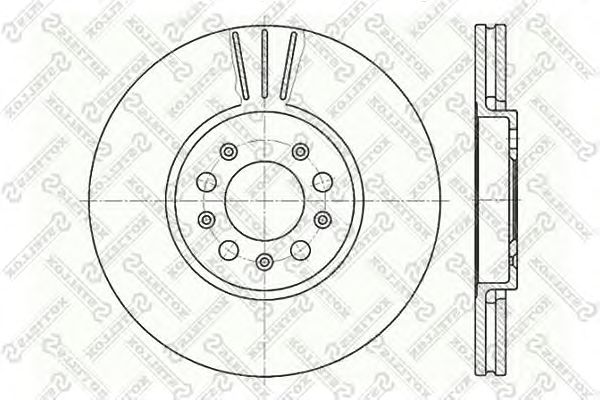 Disco de travão 6020-4760V-SX