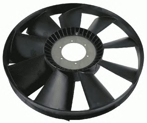 Fan Wheel, engine cooling 2166 010 000